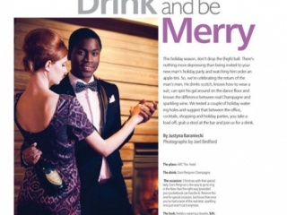 Style Magazine by Ottawa Citizen Champagne Holiday Advertisement