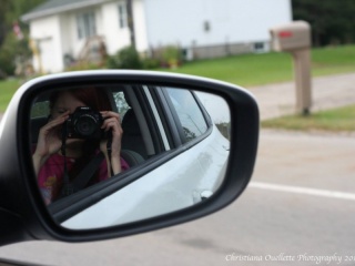 Self Shot through Mirror
